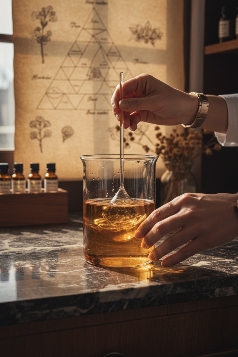 Étape 4 : Assemblage de la Pyramide Olfactive