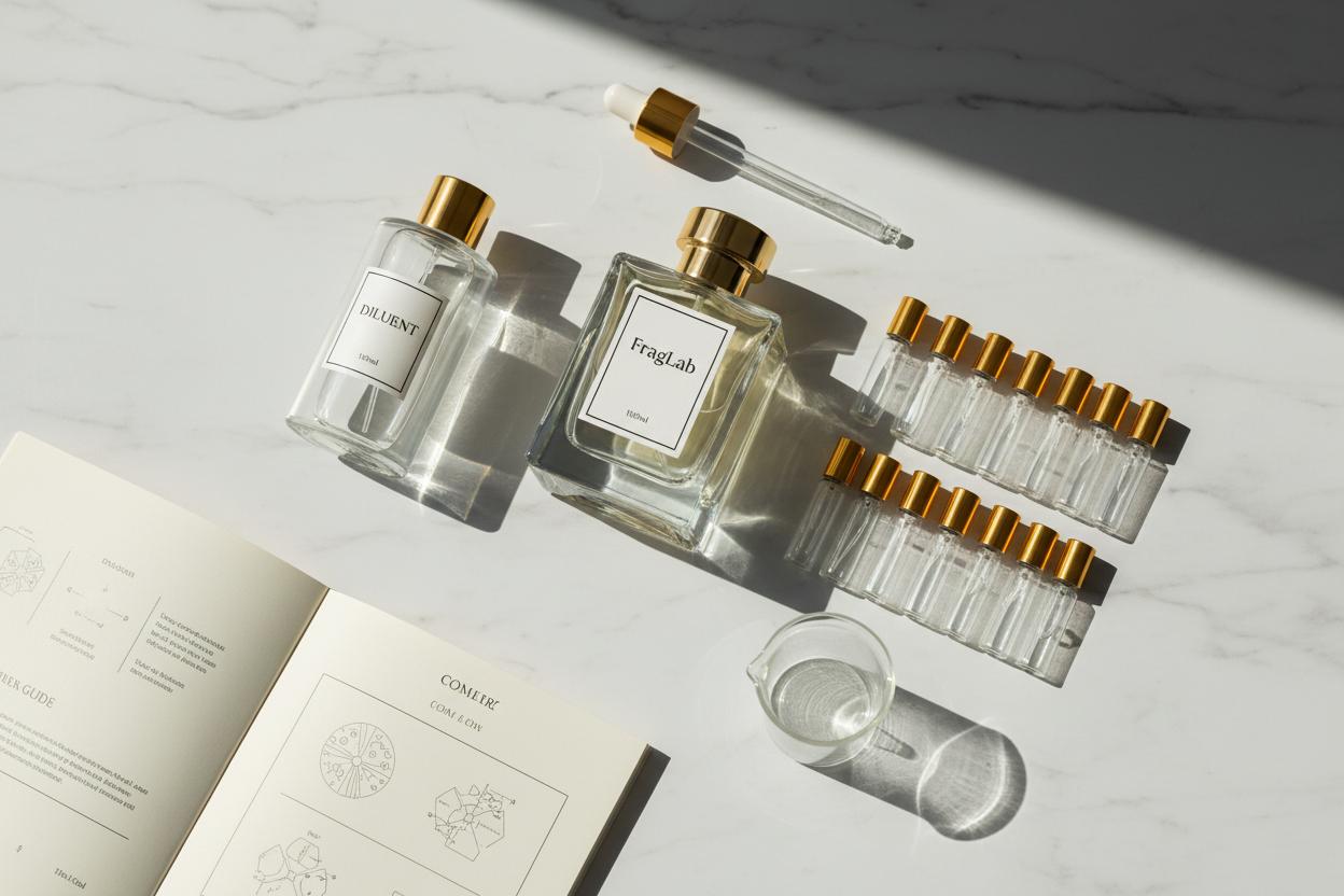 Kit Extrait de Parfum FragLab - Contenu complet avec 30 essences